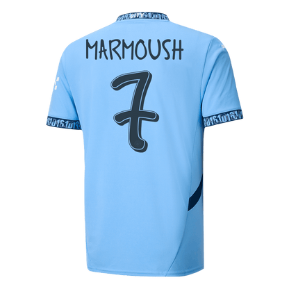 Tricouri Fotbal Manchester City MARMOUSH #7 Acasă 2024/25 UCL - Super (mărime mare)