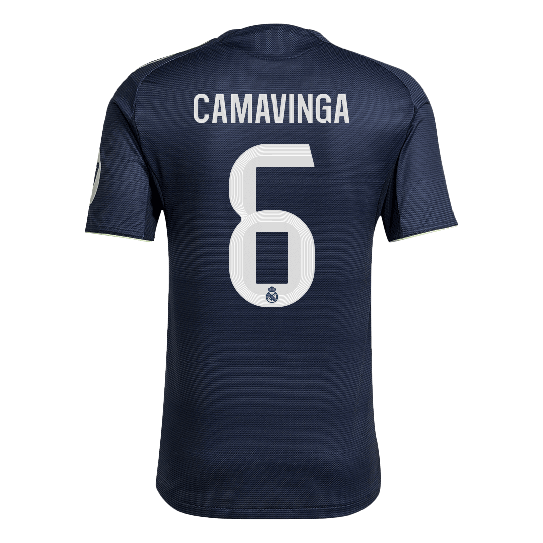 Tricouri Fotbal Real Madrid CAMAVINGA #6 Deplasare 2025/26 Authentic