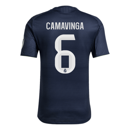 Tricouri Fotbal Real Madrid CAMAVINGA #6 Deplasare 2025/26 Authentic