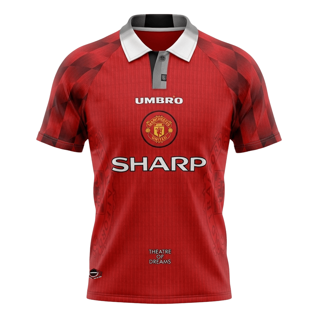 Tricouri Fotbal Vintage Manchester United Acasă 1996/97