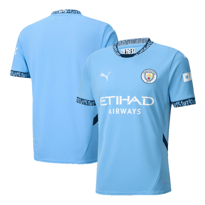 Tricouri Fotbal Manchester City Acasă 2024/25 (mărime mare)