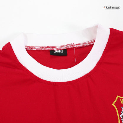 Tricouri Fotbal Vintage Manchester United 1963 Mânecă Lungă Final