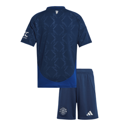 Set Tricouri Fotbal Manchester United Deplasare 2024/25 Pentru Copii