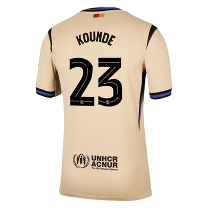 Tricouri Fotbal Barcelona KOUNDE #23 Deplasare 2025/26 - UCL
