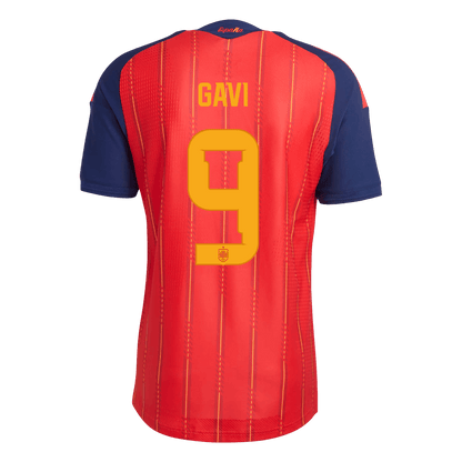 Tricouri Fotbal Spania GAVI	 #9 Acasă Cupa Mondială 2026 Authentic