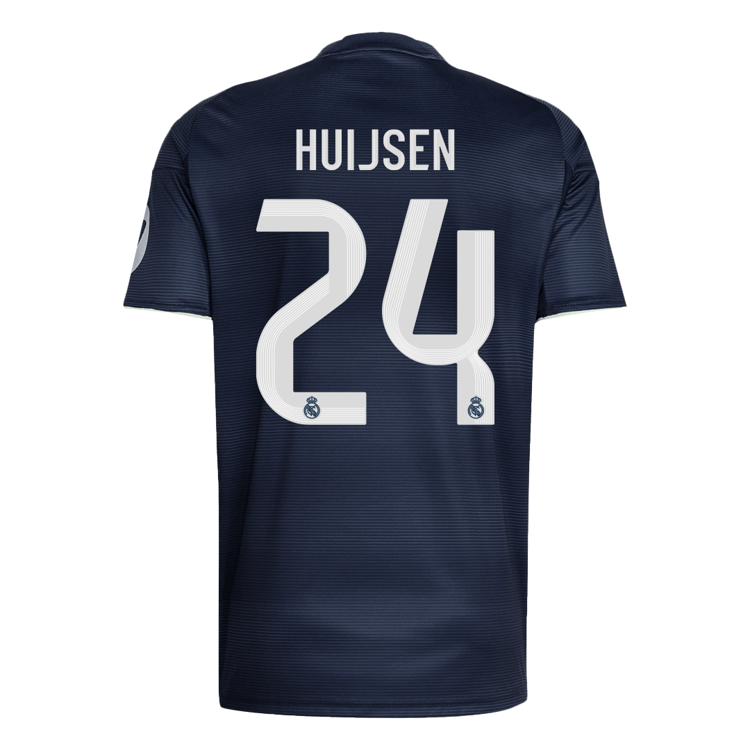 Tricouri Fotbal Real Madrid HUIJSEN #24 Deplasare 2025/26
