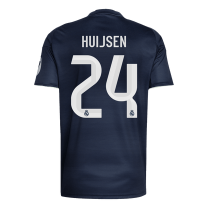 Tricouri Fotbal Real Madrid HUIJSEN #24 Deplasare 2025/26