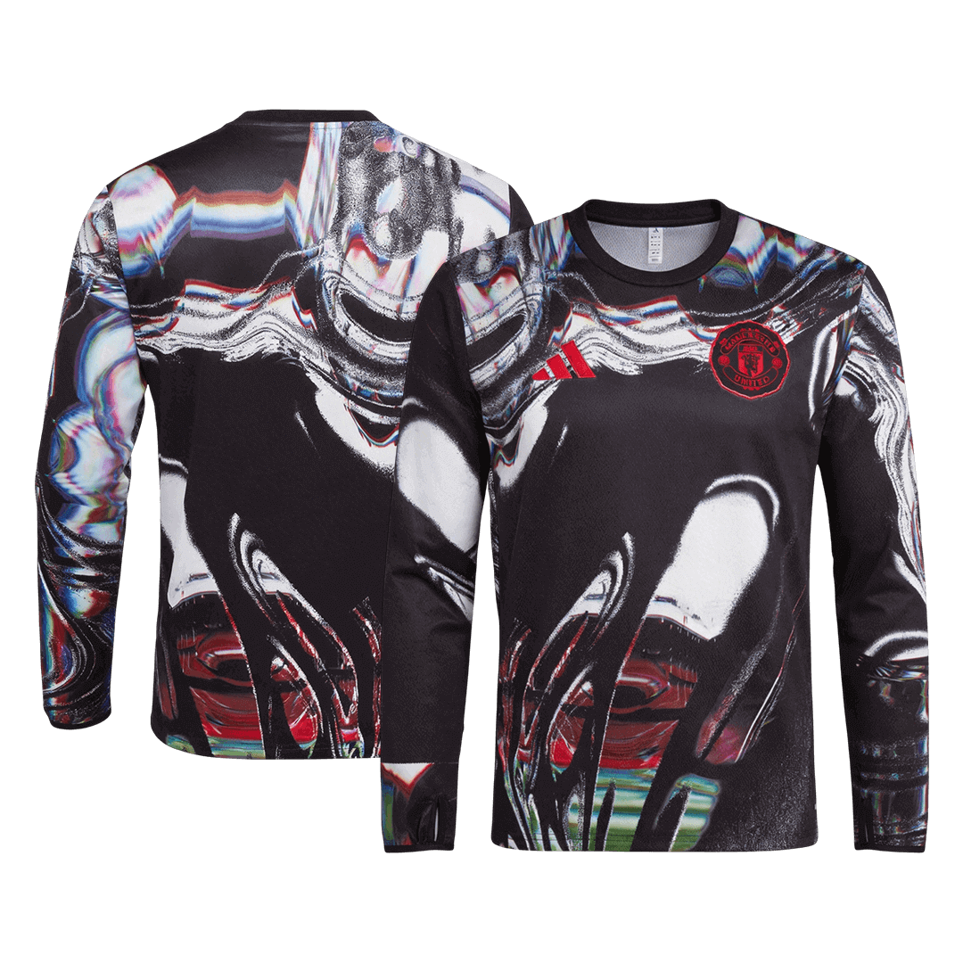 Tricouri Fotbal Manchester United Pre-Match 2025/26 Mânecă Lungă