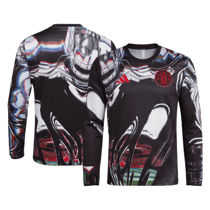 Tricouri Fotbal Manchester United Pre-Match 2025/26 Mânecă Lungă
