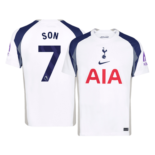 Tricouri Fotbal Tottenham Hotspur SON #7 Acasă 2025/26