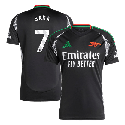 Tricouri Fotbal Arsenal SAKA #7 Deplasare 2024/25
