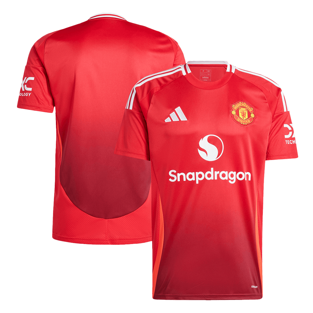 Tricouri Fotbal Manchester United Acasă 2024/25 - Premium (mărime mare)