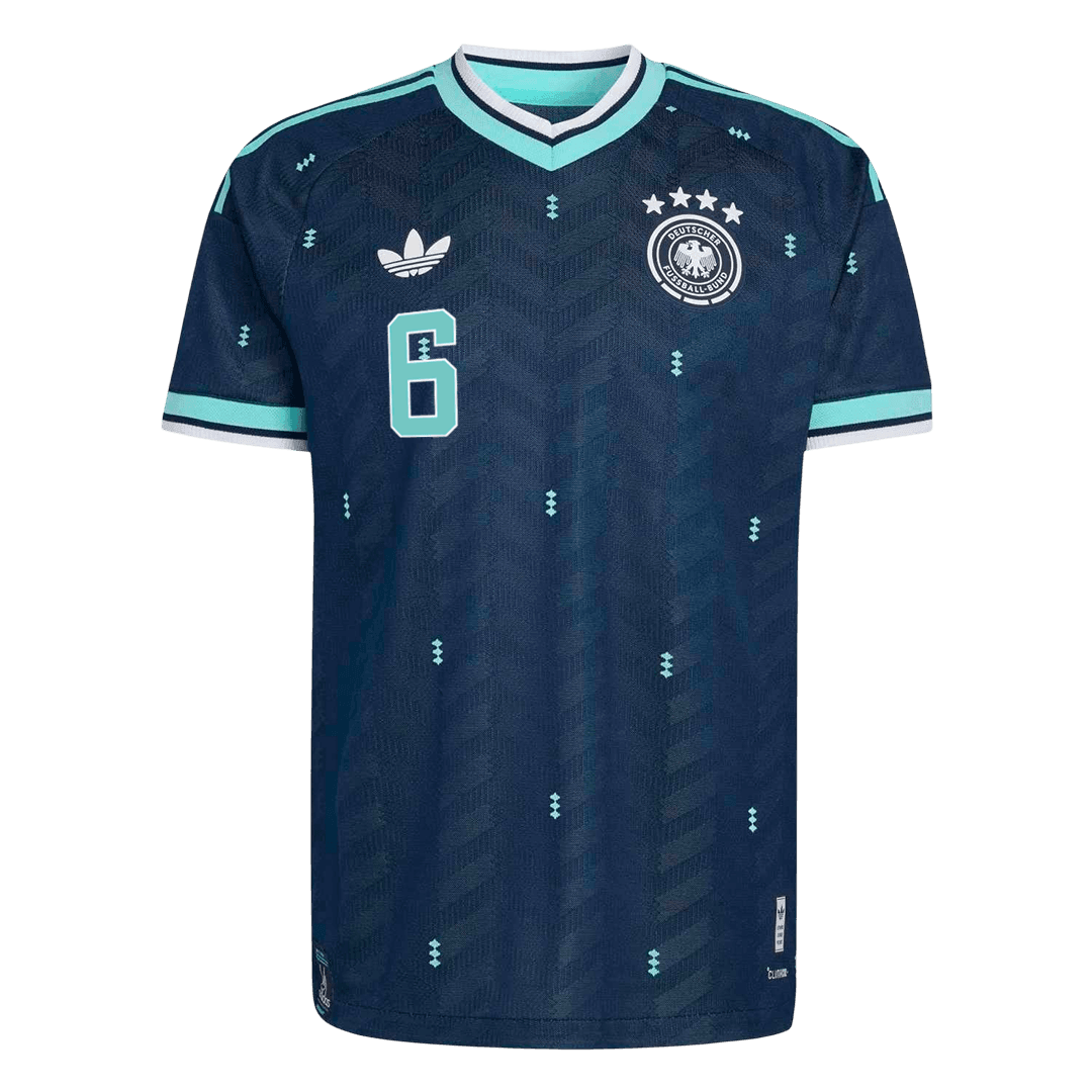 Tricouri Fotbal Germania KIMMIC #6 Deplasare Cupa Mondială 2026 Authentic