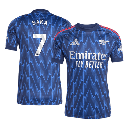 Tricouri Fotbal Arsenal SAKA #7 Deplasare 2025/26 (mărime mare)