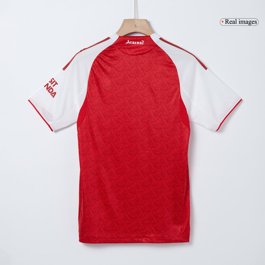 Tricouri Fotbal Arsenal SALIBA #2 Acasă 2025/26 Authentic