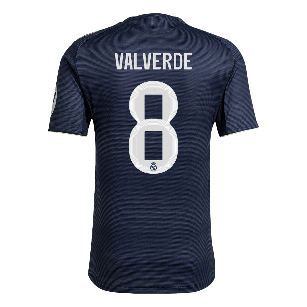 Tricouri Fotbal Real Madrid VALVERDE #8 Deplasare 2025/26 Authentic
