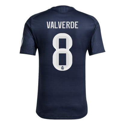 Tricouri Fotbal Real Madrid VALVERDE #8 Deplasare 2025/26 Authentic