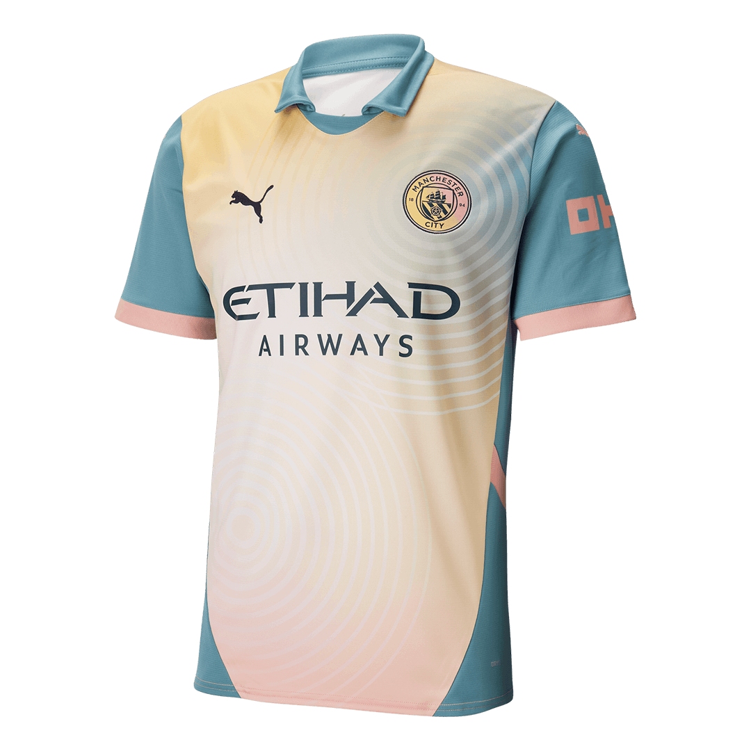 Tricouri Fotbal Manchester City Al Patrulea 2024/25 - Definitely City (mărime mare)