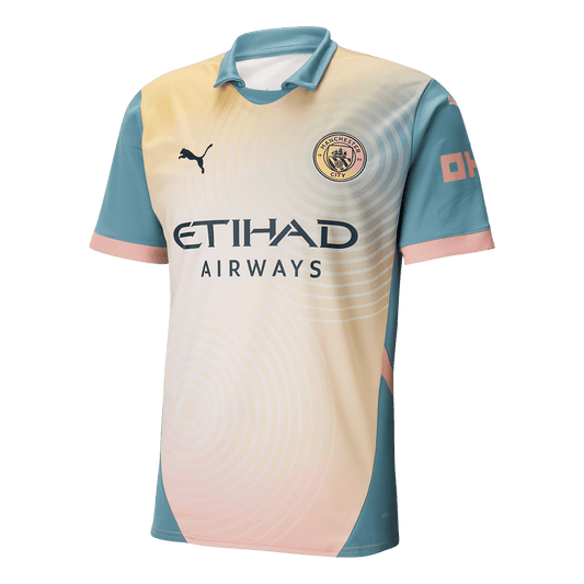 Tricouri Fotbal Manchester City Al Patrulea 2024/25 - Definitely City (mărime mare)