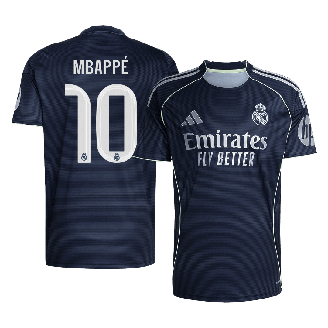Tricouri Fotbal Real Madrid MBAPPÉ #10 Deplasare 2025/26
