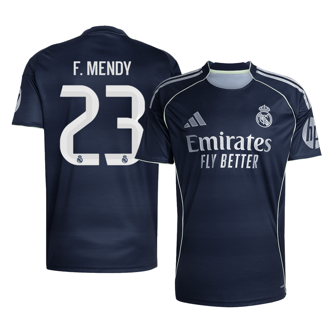 Tricouri Fotbal Real Madrid F.MENDY #23 Deplasare 2025/26