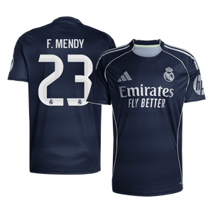 Tricouri Fotbal Real Madrid F.MENDY #23 Deplasare 2025/26 - Premium