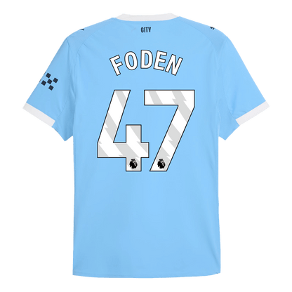 Tricouri Fotbal Manchester City FODEN #47 Acasă 2025/26 Authentic