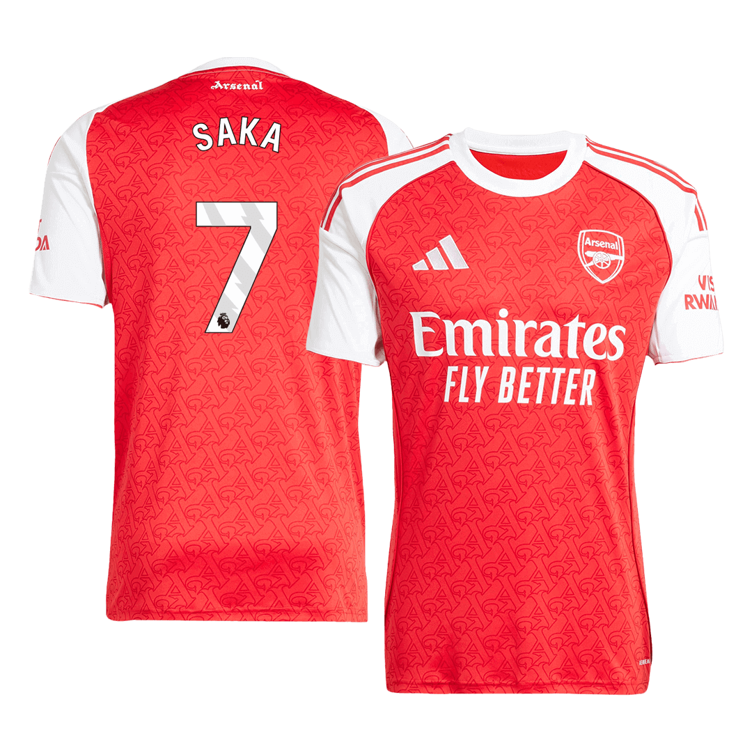 Tricouri Fotbal Arsenal SAKA #7 Acasă 2025/26 - Premium