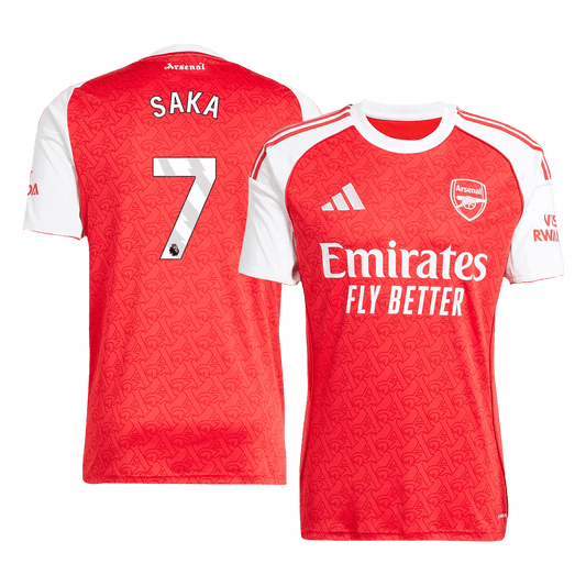 Tricouri Fotbal Arsenal SAKA #7 Acasă 2025/26 - Premium