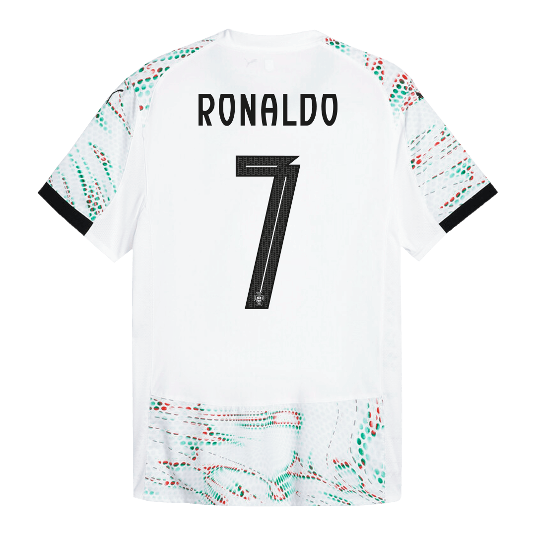 Tricouri Fotbal Portugalia RONALDO #7 Deplasare 2025 Authentic