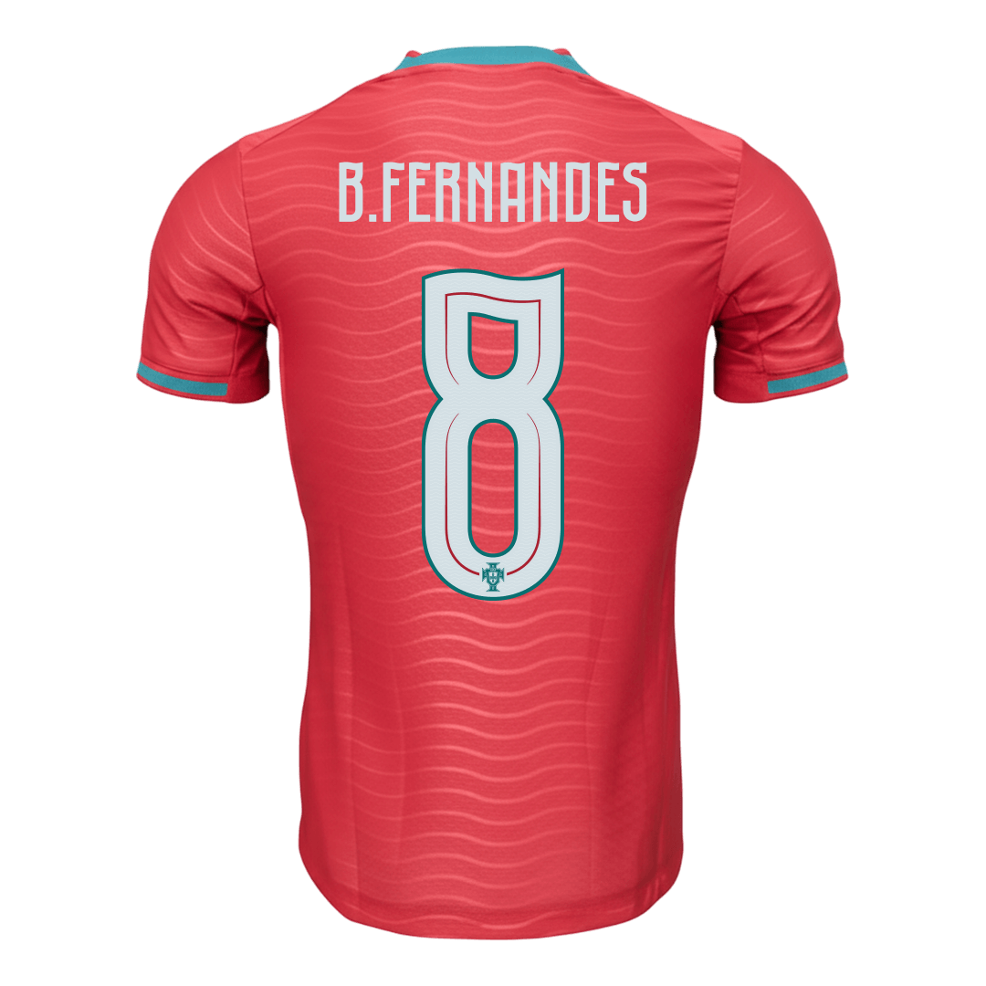 Tricouri Fotbal Portugalia B.FERNANDES #8 Acasă Cupa Mondială 2026 Authentic