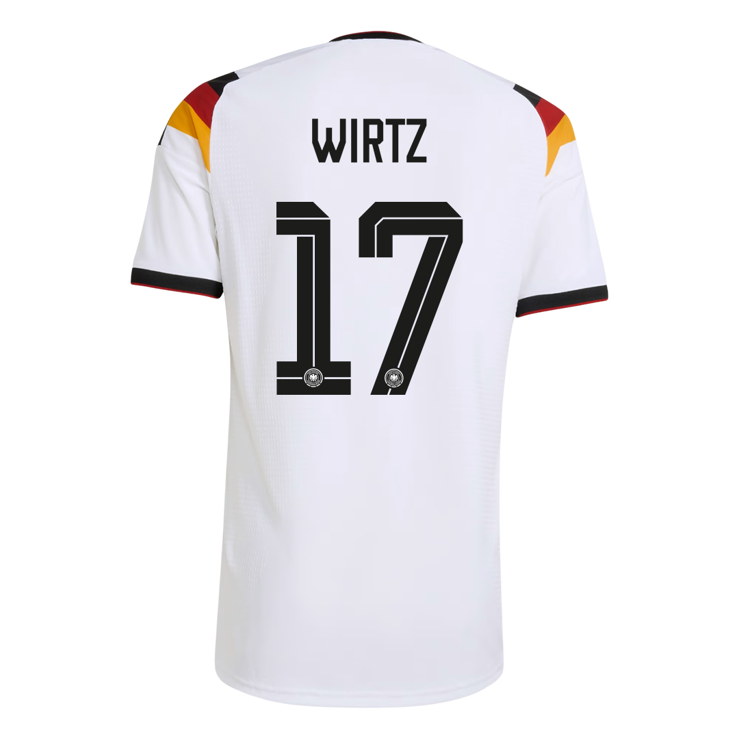 Tricouri Fotbal Germania WIRTZ #17 Acasă Cupa Mondială 2026 Authentic