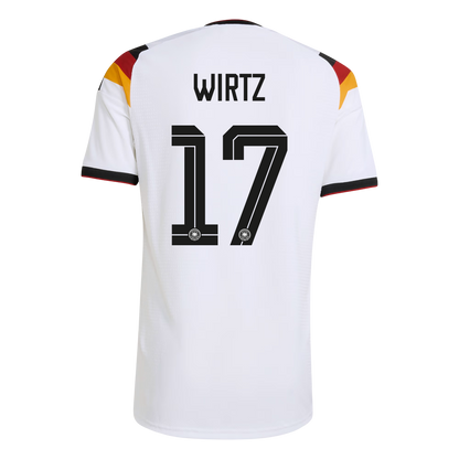 Tricouri Fotbal Germania WIRTZ #17 Acasă Cupa Mondială 2026 Authentic