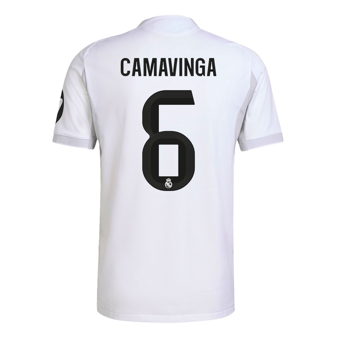 Tricouri Fotbal Real Madrid CAMAVINGA #6 Acasă 2025/26 Authentic