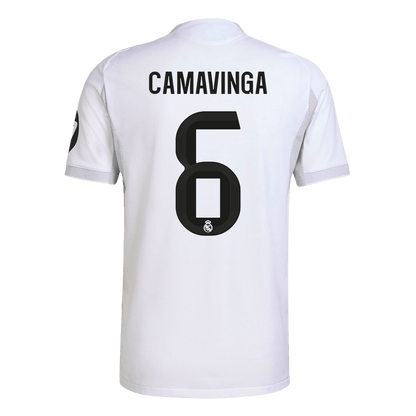 Tricouri Fotbal Real Madrid CAMAVINGA #6 Acasă 2025/26 Authentic