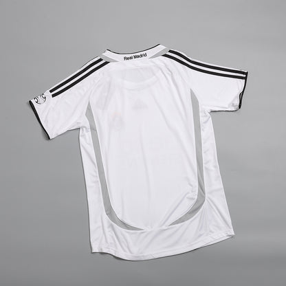 Tricouri Fotbal Vintage Real Madrid BECKHAM #23 Acasă 2006/07