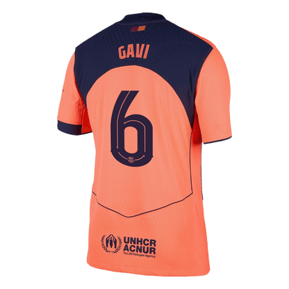 Tricouri Fotbal Barcelona GAVI #6 Treilea 2025/26 Authentic - UCL
