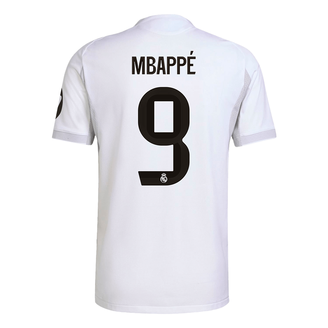 Tricouri Fotbal Real Madrid MBAPPÉ #9 Acasă 2025/26 Authentic