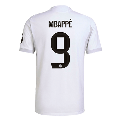 Tricouri Fotbal Real Madrid MBAPPÉ #9 Acasă 2025/26 Authentic