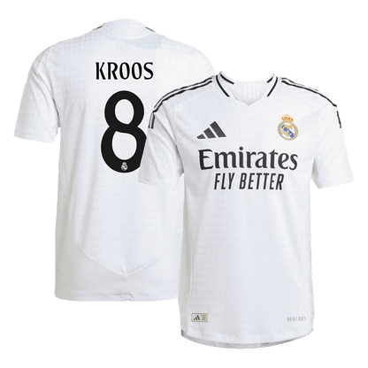 Tricouri Fotbal Real Madrid KROOS #8 Acasă 2024/25 Authentic