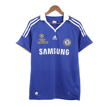 Tricouri Fotbal Vintage Chelsea Acasă 2008 - UCL Final