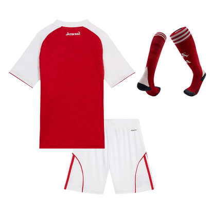 Set Tricouri Fotbal Arsenal Acasă 2025/26 Pentru Copii