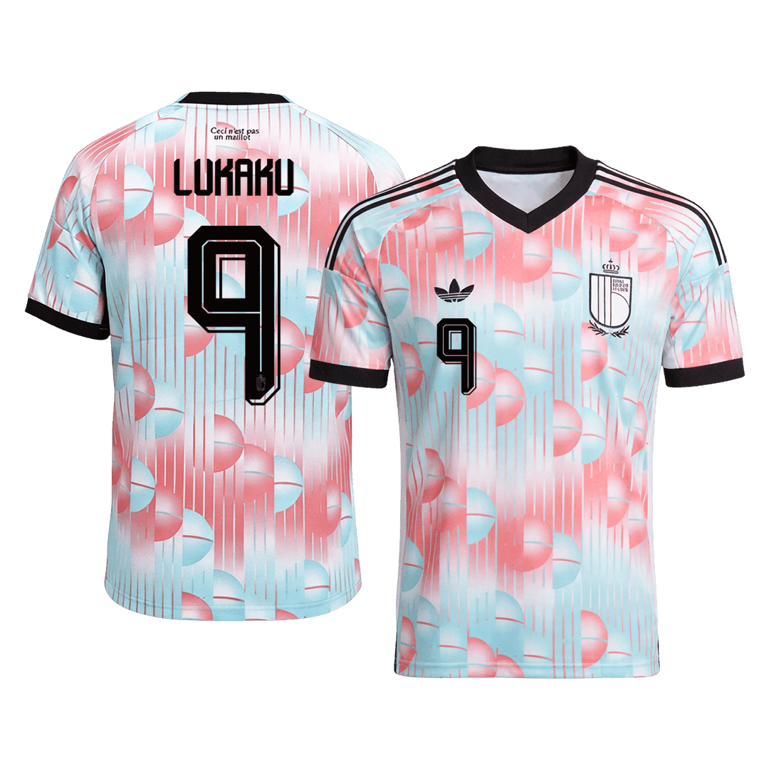 Tricouri Fotbal Belgium LUKAKU #9 Deplasare Cupa Mondială 2026