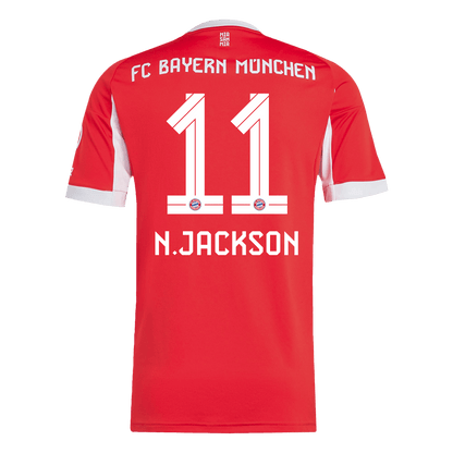 Tricouri Fotbal Bayern Munchen N.JACKSON #11 Acasă 2025/26 - Premium