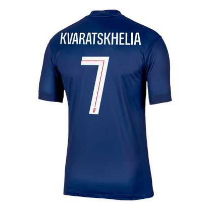 Tricouri Fotbal PSG KVARATSKHELIA #7 Acasă 2025/26 - Premium (mărime mare)
