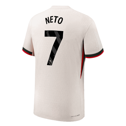 Tricouri Fotbal Chelsea NETO #7 Deplasare 2025/26 Authentic