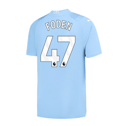 Tricouri Fotbal Manchester City FODEN #47 Acasă 2023/24 (mărime mare)