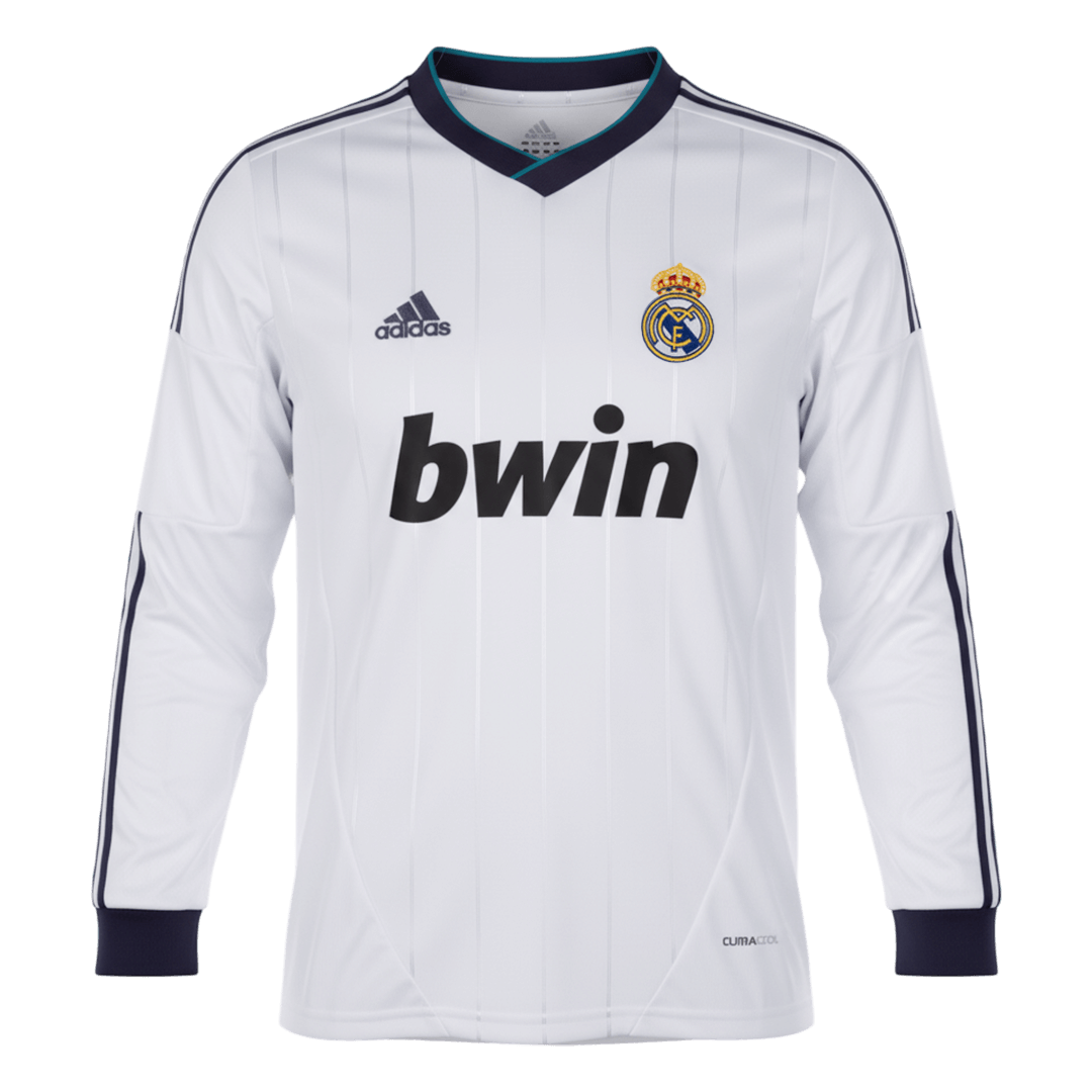 Tricouri Fotbal Vintage Real Madrid Acasă 2012/13 Mânecă Lungă