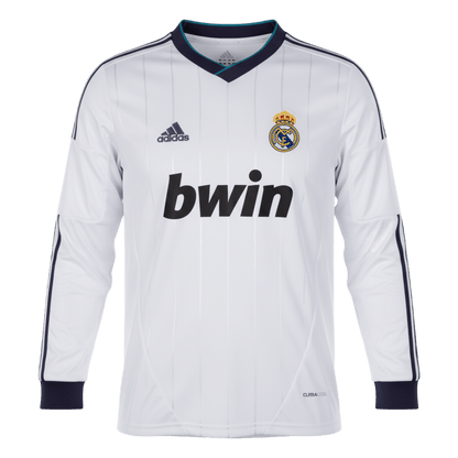 Tricouri Fotbal Vintage Real Madrid Acasă 2012/13 Mânecă Lungă