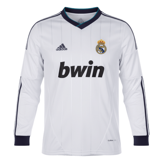 Tricouri Fotbal Vintage Real Madrid Acasă 2012/13 Mânecă Lungă